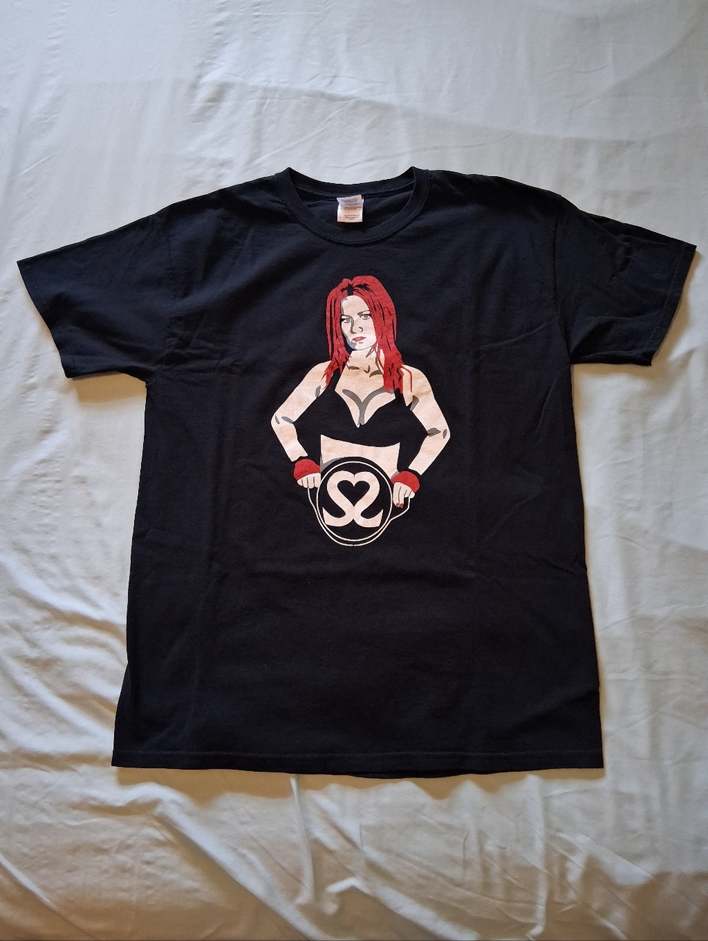 2010s Gildan Sassy Stephie Black T-Shirt Adult Large Indie Wrestling